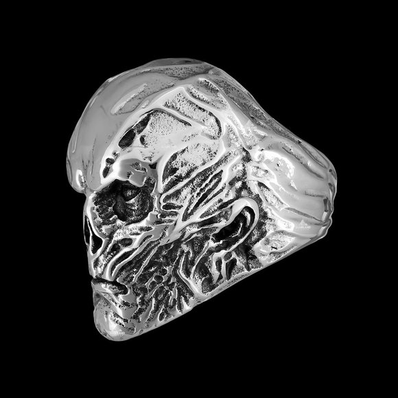 Stranger Things Vecna Biker Ring, 316SS - Picture 6 of 15